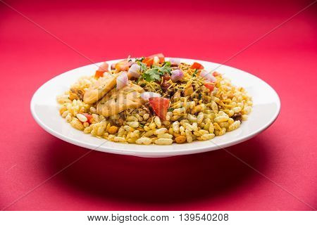 Bhel or Bhelpuri, famous indian roadside snack item