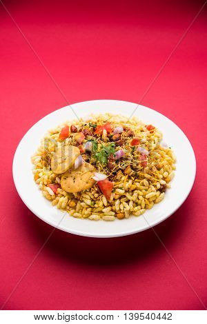 Bhel or Bhelpuri, famous indian roadside snack item