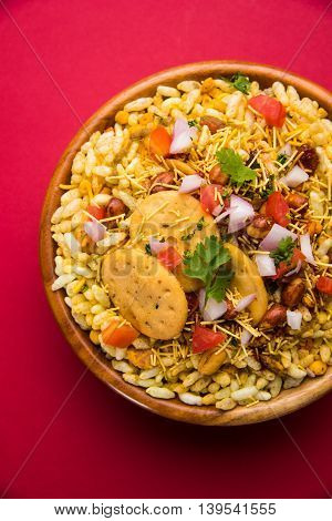 Bhel or Bhelpuri, famous indian roadside snack item
