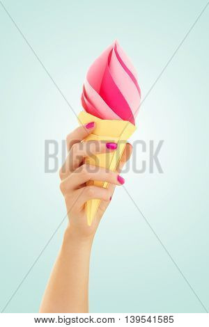 Ice Cream In Hand
