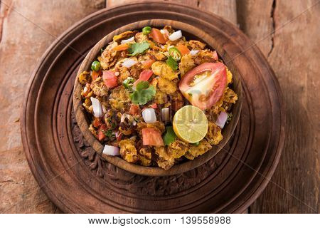 Chana chor garam , indian roadside spicy chat or snack food
