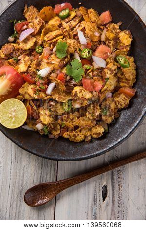 Chana chor garam , indian roadside spicy chat or snack food