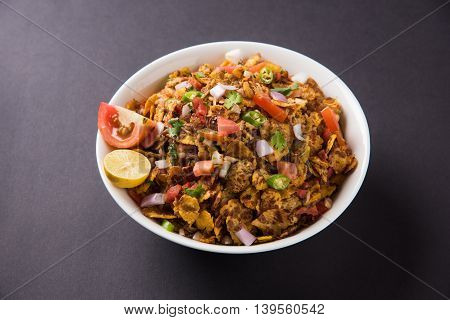 Chana chor garam , indian roadside spicy chat or snack food