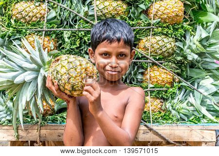 Pineapple Seller