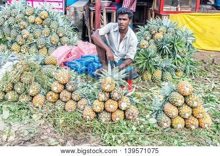 Pineapple Seller