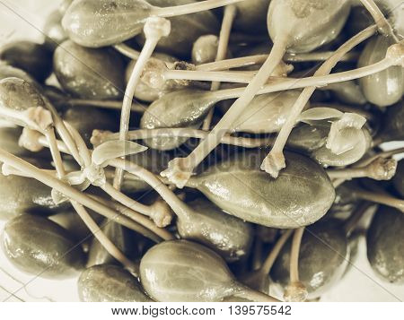 Caper Berries Vintage Desaturated