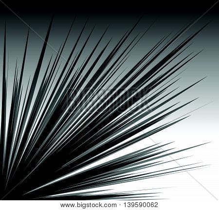 Radial Lines Explosion, Burst Element W/ Transparency. Irregular, Asymmetric Radiating Lines.