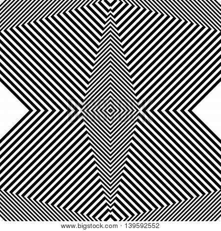 Pattern, Texture With Geometric Structure Of Lines. Monochrome Cellular, Reticular Lines.