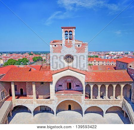 The Palace Of The Kings Of Majorca  In Perpignan, France