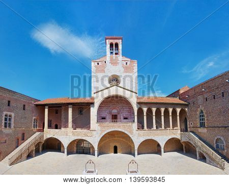 The Palace Of The Kings Of Majorca  In Perpignan, France