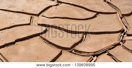Dried Loam In The Desert