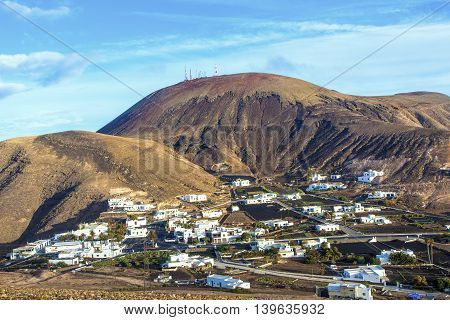picturesque village of Femes in Lanzarote, Spain