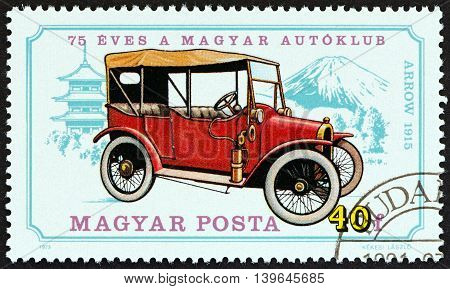 HUNGARY - CIRCA 1975: A stamp printed in Hungary from the 