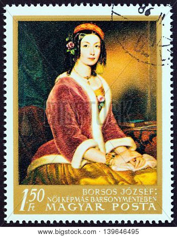 HUNGARY - CIRCA 1967: A stamp printed in Hungary from the 