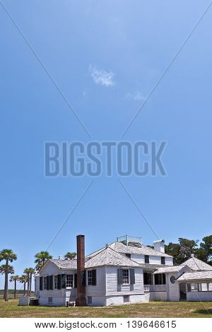 Old Typical Historic Farmhouse In South Carolina