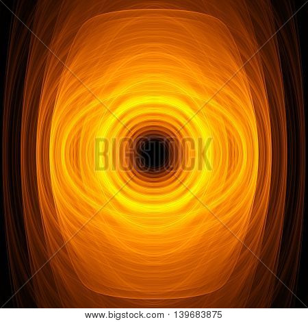 Endless tunnel. Black hole. 3D Julian surreal illustration. Sacred geometry. Mysterious psychedelic relaxation pattern. Fractal abstract texture. Digital artwork graphic design astrology alchemy magic