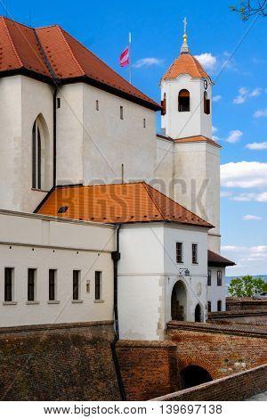 Brno, Czech Republic - April 29, 2016: Spilberk castle at sunny day