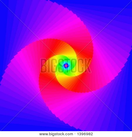 Multicolored Hypnotic Background