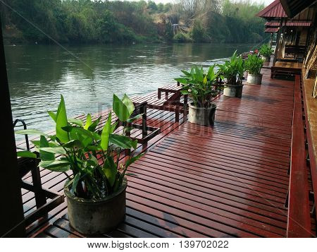 River view in Nation Park of Thailand.