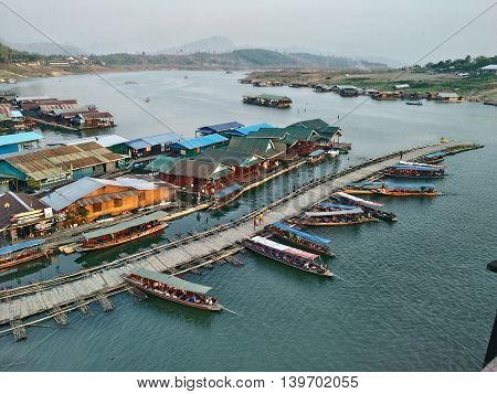River view in Nation Park of Thailand.