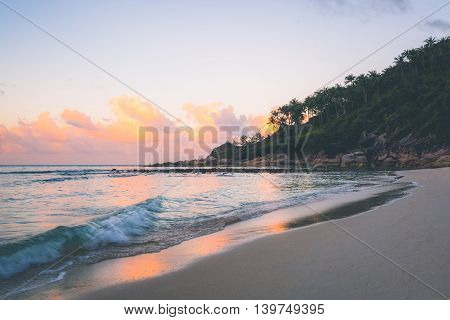 Sunseting On Koh Pha Ngan, Thailand