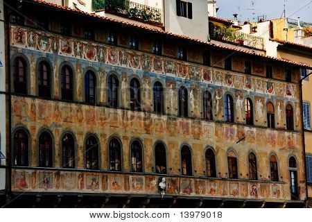 Gebäude am Platz Santa Croce. Florenz. Italien.