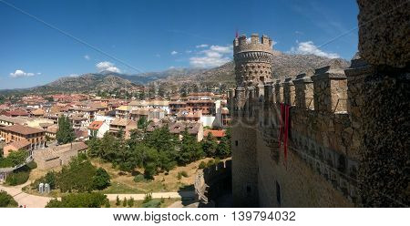 Spain, Manzanares el Real, a beautiful landscape