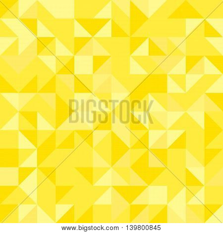 Triangles Pattern Yellow