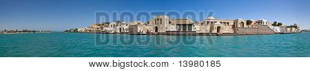 Prachtig uitzicht op de kust van El Gouna. Egypte.