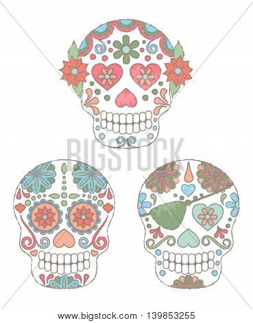 Watercolor Skulls3.eps