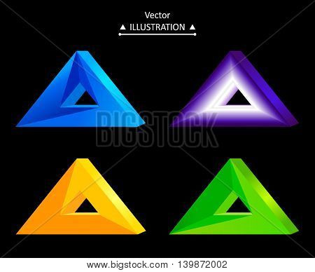 Triangular Logo Set