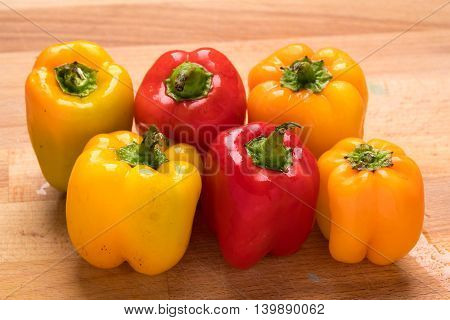 Bell pepper fresh organic red bell peppers