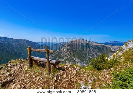 River Tara canyon - Montenegro - nature travel background