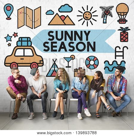 Travel Vacation Sun Fun Enjotment Concept