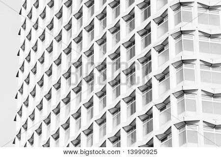 Streszczenie szczegół nowoczesnej architektury