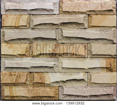New Stone Cladding Plates On The Wall