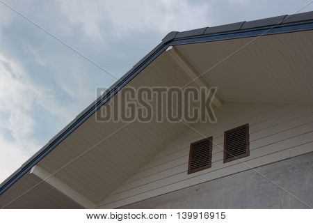 The blowhole Roof home and the sky .