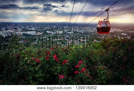 Beautiful View Of Almaty City