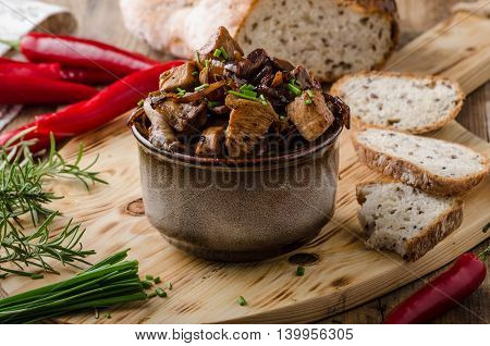 Teriyaki Chicken With Bread