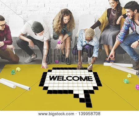 Expression Words Emotion Communication Slang Concept