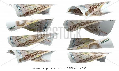 1000 Baht Thai money : Thailand Currency 1000 Baht