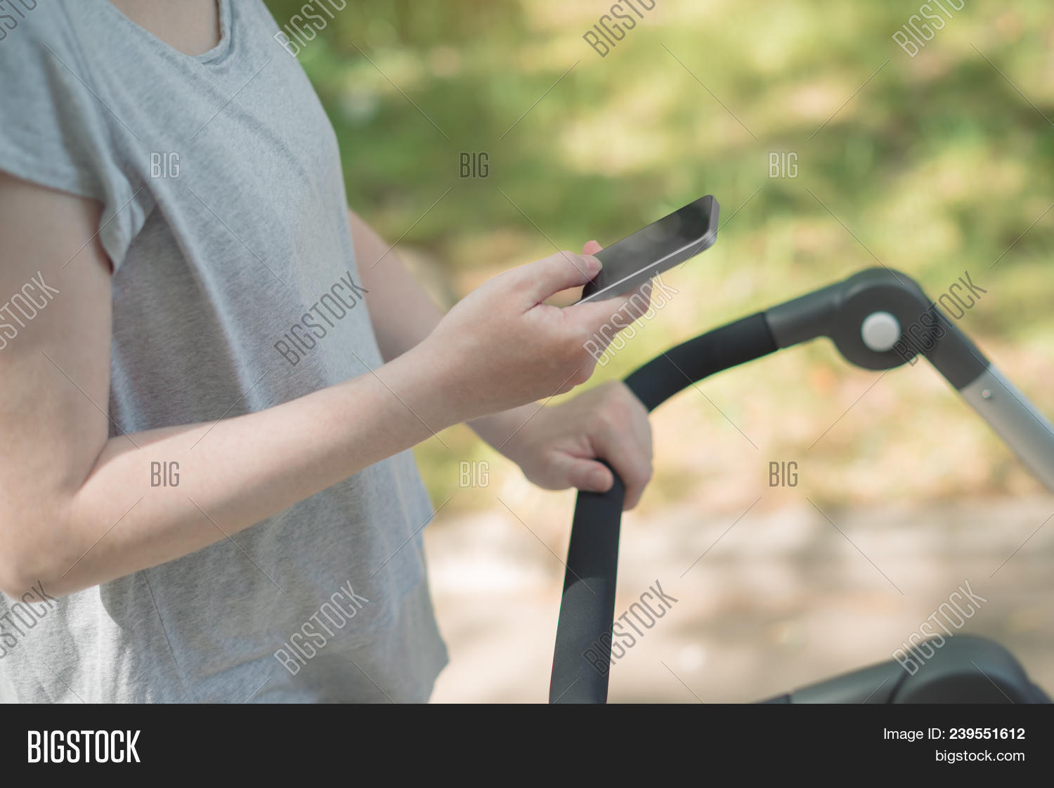 Mother Pushing Baby Image Photo Free Trial Bigstock bigstock