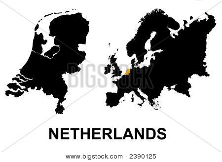 Nederlandene og Europakort