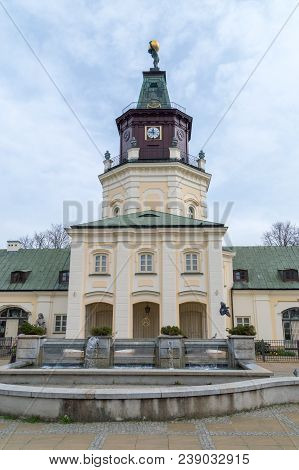 Siedlce, Poland - April 16, 2018: Town Hall Of Siedlce City In Poland.