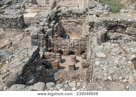 Ruins Of Kursi - A Large Byzantine 8th-century Monastery In Which Jesus Christ Performed Miracles On