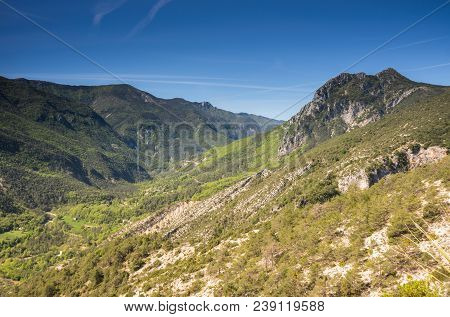 Mountains Of Regional Nature Park Of The Azure Prealps, France