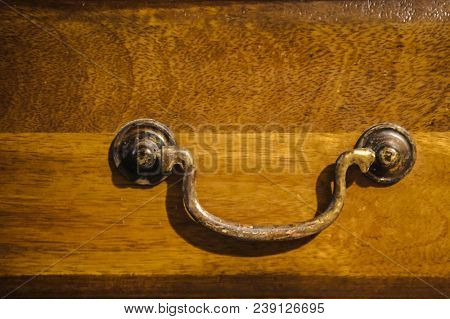 Drawer Handle - Furniture Detail -wooden Oak