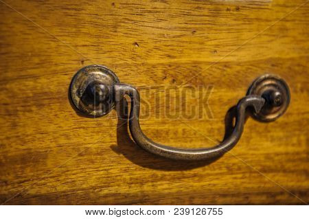 Drawer Handle - Furniture Detail -wooden Oak