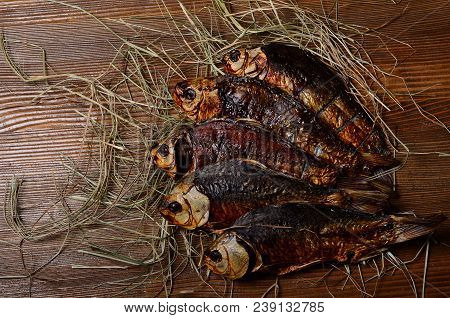 Grilled Fish With Lemon And Figs Steak, Vintage, Steam, Representation