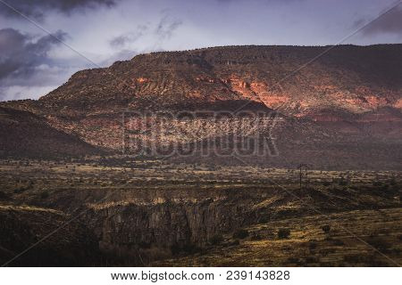 Snowstorm Approaching Verde Valley
